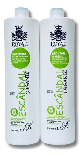 Progressiva Sem Formol Royal Escândalo Organic 2x1000ml