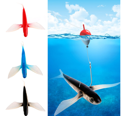 (bk) Cebo De Pesca Para Peces Voladores, Señuelo, Barca, Atú