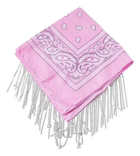 Bandana De Discoteca, Pañuelo Con Diamantes De Imitación,