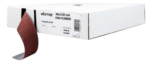  Rollo De Lija P/plomería Ao 1  X 50yd G120 Weston Lw-2025
