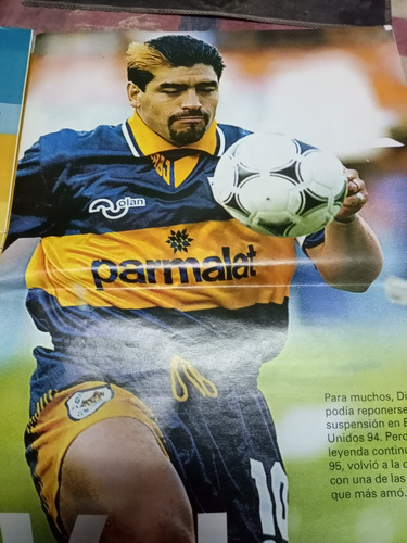 Revista Azul Y Oro Puro De Olé, Todo Diego En Boca Juniors. (Usado)