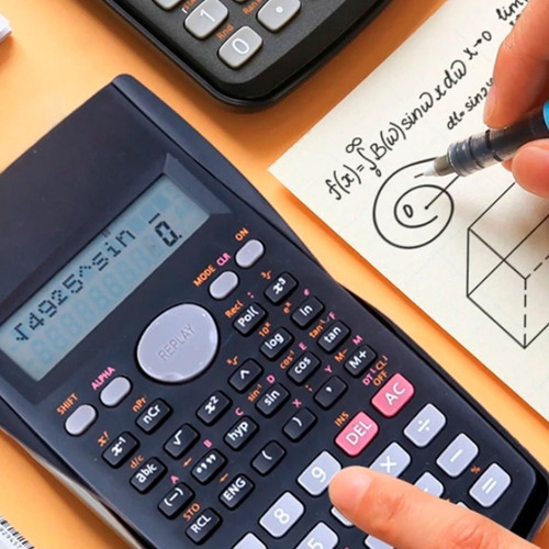 Calculadora Cientifica 240 Funções Com Capa Protetora