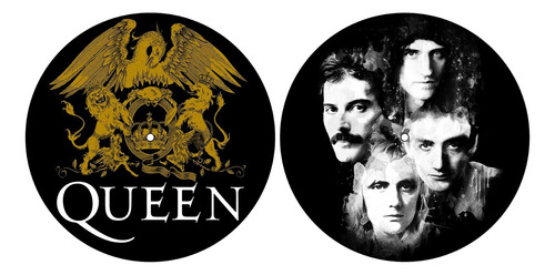 Juego De Tapetes Deslizantes Tocadiscos Queen 'crest & ...