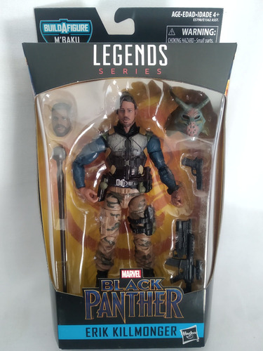 Imagen 1 de 2 de Erik Killmonger Black Panther Baf M'baku Marvel Legends