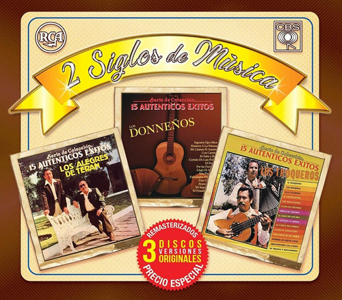 2 Siglos De Musica - Alegres De Teran , Troqueros - Disco Cd