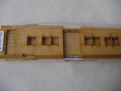 Imagen 5 de 6 de Nico Coche Servicio Local C/furg Kit Fibrofacil H0 (mnt 70)