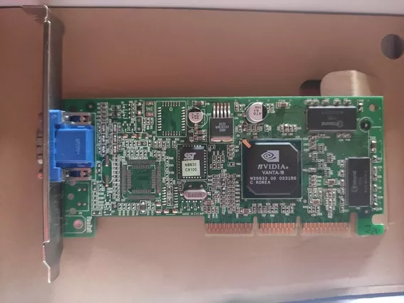 Placa De Video Agp X4 Nvidia Ms-8830 Vers.1.0 64 Mb