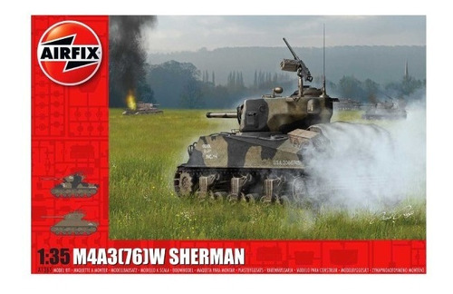 Tanque M4a3 (76) W Sherman Airfix A1365 1:35