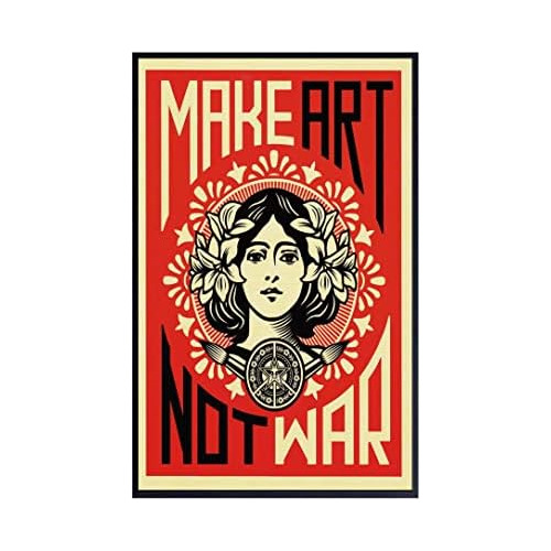Póster Sin Marco  Make Art Not War  (haz Arte, No  ), ...
