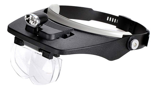 Lupa De Diadema Portátil Con Lámpara Led, Lupa De