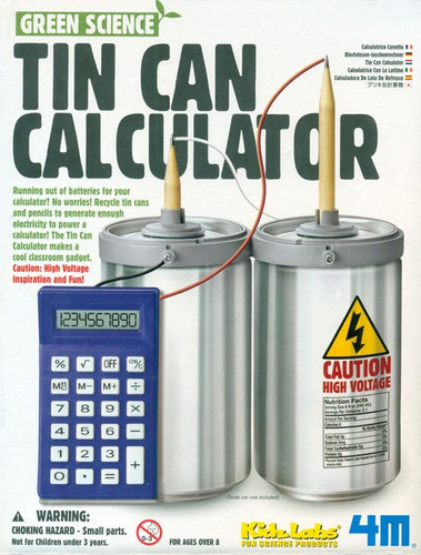 4m Fm360 Green Science Tin Can Calculator