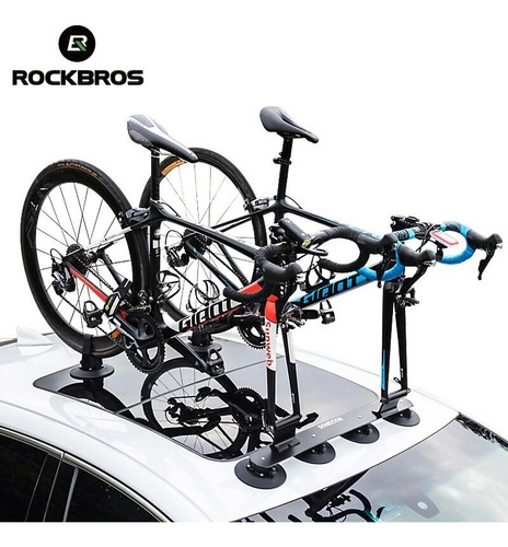 Rockbros Rack Portabicicletas De Succión P/2 & 3 Bicicletas Negro