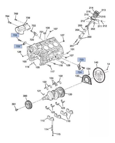 Sensor Detonacion (ks) Colorado V6 3.6l 2016 Gm Parts