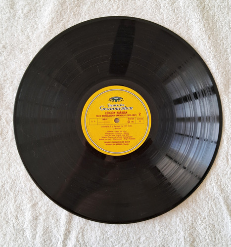 Karajan Lp Mendelssohn Sinf 4 Op. 90 Italiana Sinf 5 Op. 107 Edición Limitada (Usado)