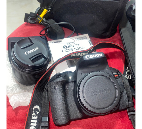 *cámara Profesional* (kit)  - Canon Rebel T7i Eos 800d - Le