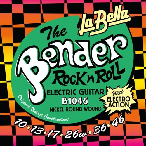 Encordoamento La Bella The Bender 10/46 Para Guitarra