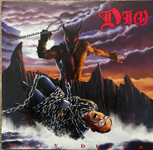 Dio Holy Diver Live 3lp Black Swirl Edition Vinilo Nuevo