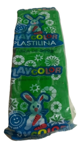 Plastilina Playcolor X 200 Grs Color Verde