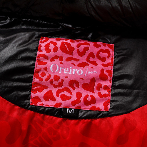 Chaleco Oreiro Love Capucha Invierno Abrigo Acolchado Puffer