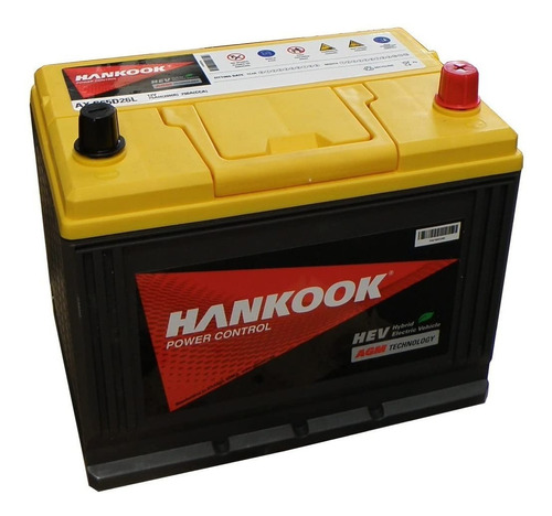 Bateria Agm Hankook 75ah 750cca Solo Santiago
