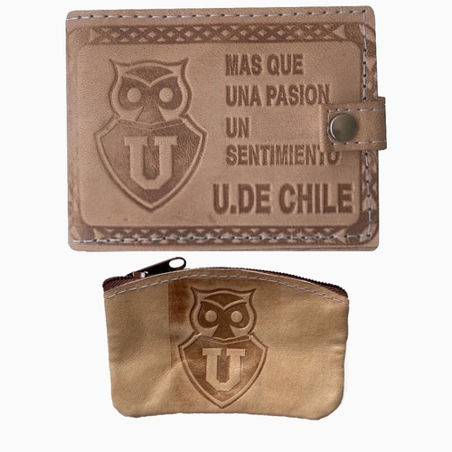Imagen 1 de 8 de Billetera Y Monedero De Cuero Equipos De Fútbol