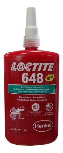 Loctite 648 250g Fixação Rolamentos E Buchas Cor Verde