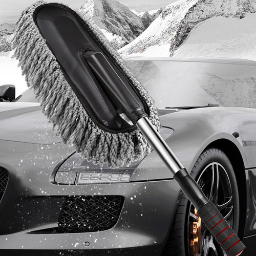 Cepillo Para Coche Con Mango Telescópico Extensible,