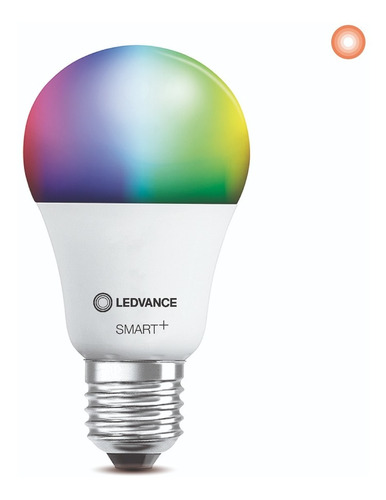 Imagen 1 de 10 de Lampara Foco Led Ledvance Smart + Wifi Rgbw Color 9w E27 