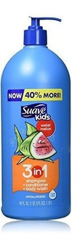 Suave Kids 3 En 1 Shampoo Conditioner Gel De Bao Melon Wate