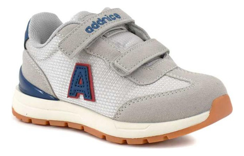 Zapatilla Addnice Los Angeles Ii Velcro Gris Acbv14809a73