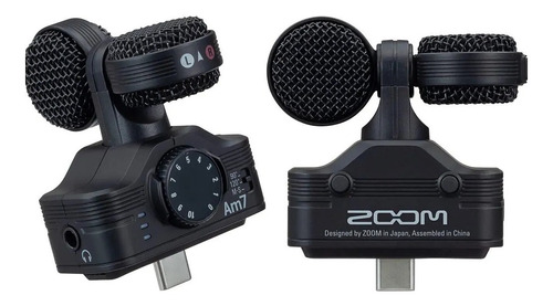 Micrófono Estéreo Mid-side Para Smartphone Usb-c - Zoom Am7 Color Negro