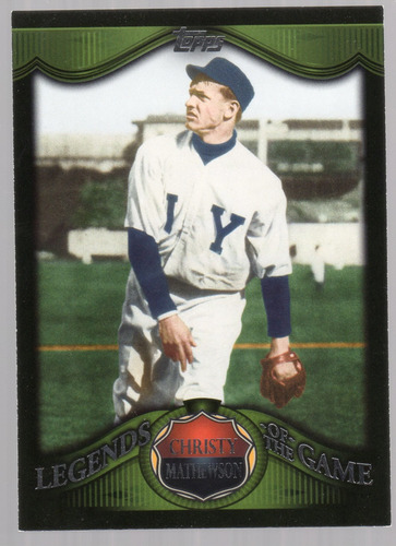 2009 Topps Legends Of The Game #lg3 Christy Mathewson