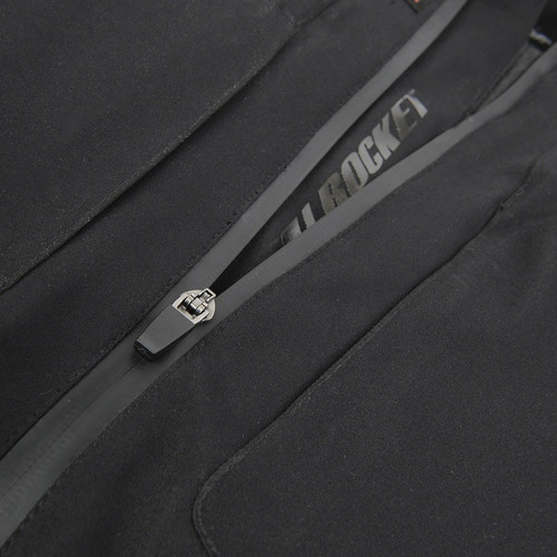 Imagen 5 de 9 de Chamarra Joe Rocket Whistler 2.0 Negra Impermeable Para Moto