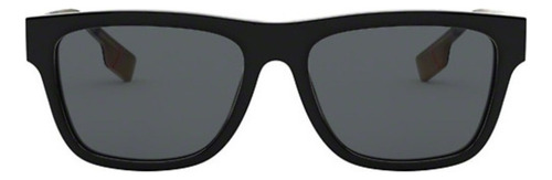 Óculos de sol Burberry Be4293 polarizados macios quadrados de 56 mm