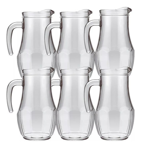 Set de 6 tarros de cristal Tango Design Classico Nadir de 750 ml