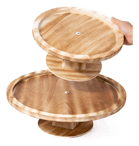 Soporte Para Magdalenas De 2 Niveles, Plato De Macarrón,