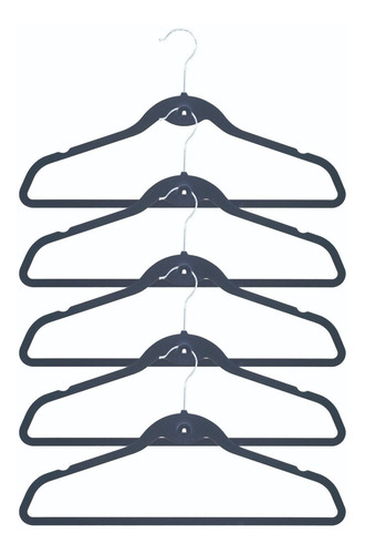 Imagen 6 de 10 de Colgadores De Ropa Begonia Pack 80 Unidades Antideslizante