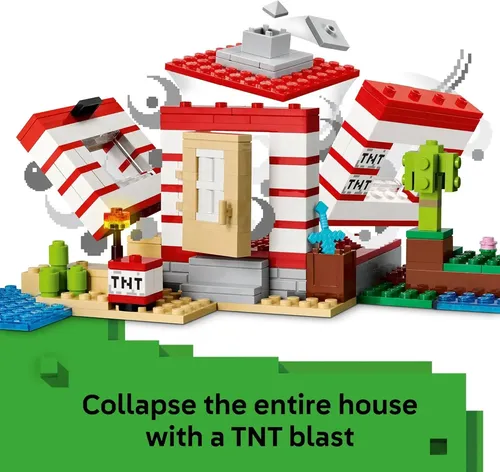 Lego Minecraft: La Casa De La Jungla Tnt (modelo 21275) | MercadoLivre