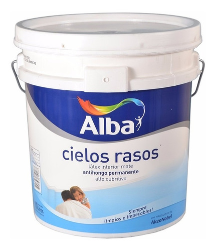 Pintura Cielos Rasos Alba Cielorrasos 10lts | Giannoni