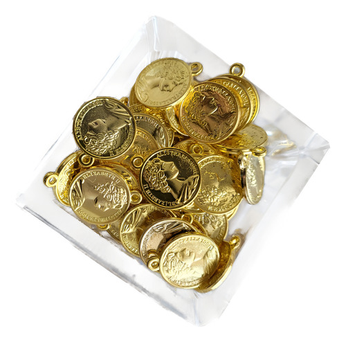 1100 Monedas 20mm Plástico Ccb Dorado Bijou Danza Arabe