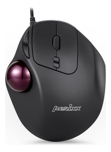 Ratón Perixx Trackball Usb Negro