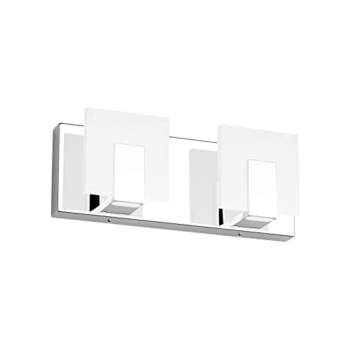 2 Luces Modernas Aplique De Pared Led Regulable Baño A...