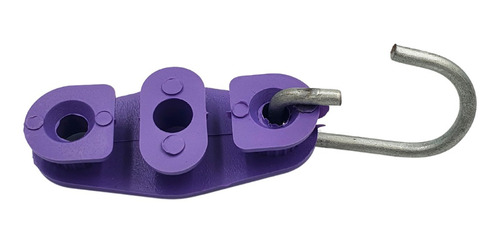 200 Esticador P/ Fio Fe (drop) Fibra Cabo Utp Roxo Multitoc