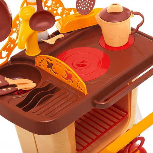 Toy Kitchen Sítio Calesita Tateti 1306, color marrón claro