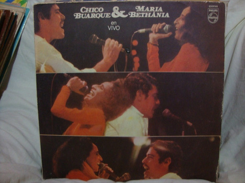 Vinilo Chico Buarque Y Maria Bethania Vivo Br1