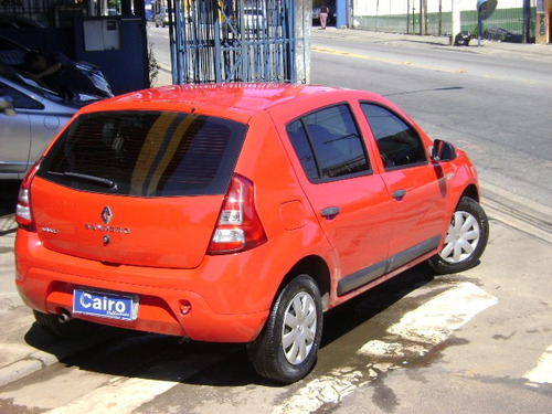 Renault Sandero 1.0 Expression Hi-flex 5p Completo Vermelho