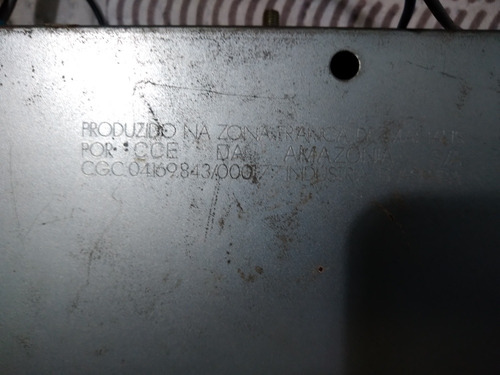 Toca Fitas Automotivo Anos 80 Cce Cm-800 (Usado)