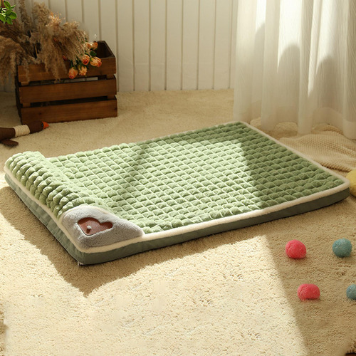 Cómoda Cama Para Mascotas, Alfombrilla Para L Verde L