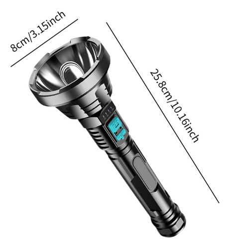 Linterna De Mano Antorcha Para Exteriores Luz De Flash