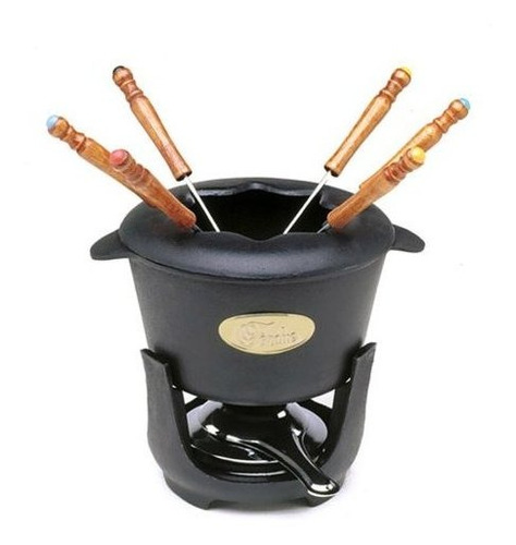 Juego De Fondue De 10 Piezas Norpro Cast Iron